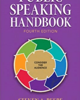 A Concise Public Speaking Handbook 4th Edition