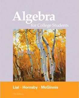Algebra for College Students 7th Edition