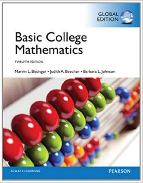 Basic College Mathematics 12 edition, Global Edition by Marvin L ...