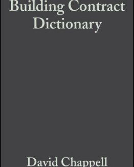 Building Contract Dictionary 3rd Edition