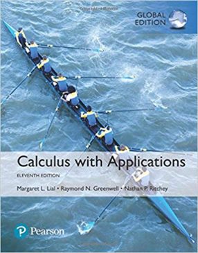 calculus applications 11th global edition isbn solutions
