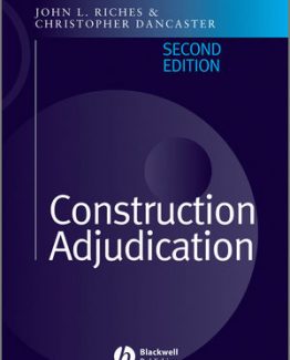 Construction Adjudication 2nd Edition