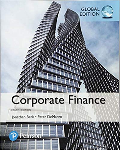 Corporate Finance GLOBAL 4th Edition