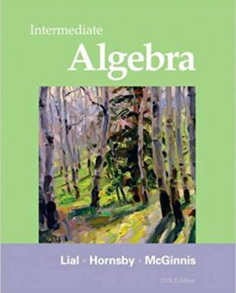 Intermediate Algebra 11th Edition by Margaret L. Lial