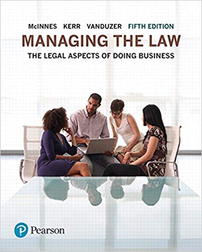 Managing the Law 5th Edition