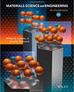 Materials Science and Engineering 9th Edition