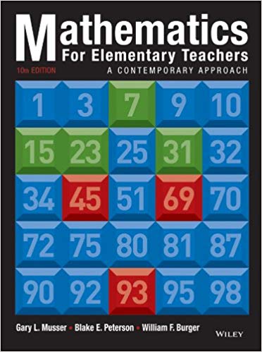 Mathematics for Elementary Teachers 10th Edition