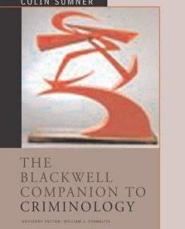 The Blackwell Companion to Criminology