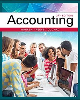Accounting 27th Edition