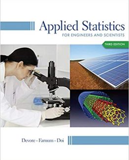 Applied Statistics for Engineers and Scientists 3rd Edition
