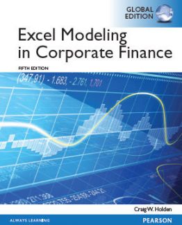 Excel Modeling in Corporate Finance 5th GLOBAL Edition