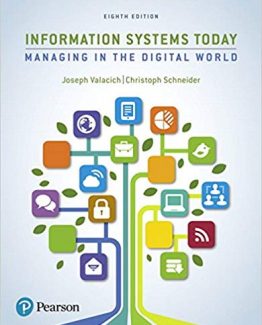 Information Systems Today 8th Edition