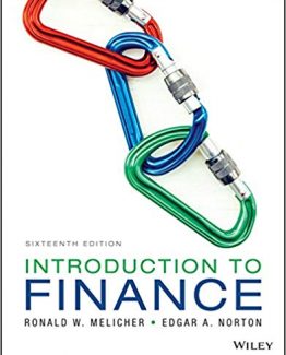 Introduction to Finance Markets 16th Edition