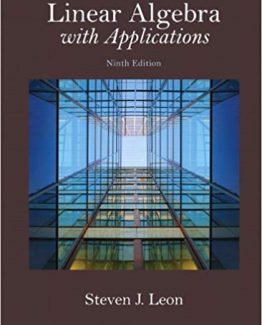 Linear Algebra with Applications 9th Edition