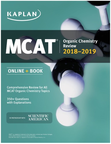 MCAT Organic Chemistry Review 2018-2019