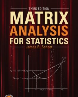 Matrix Analysis for Statistics 3rd Edition