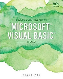 Programming with Microsoft Visual Basic 2017