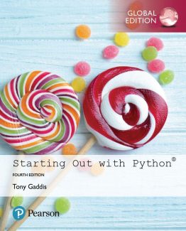 Starting Out with Python 4th GLOBAL Edition