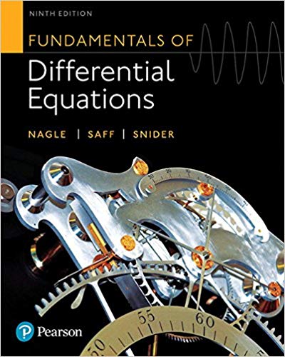 Fundamentals of Differential Equations 9th Edition