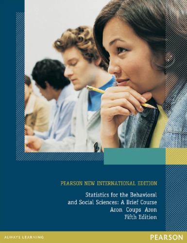 Statistics for The Behavioral and Social Sciences 5th International Edition