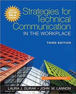 Strategies for Technical Communication in the Workplace 3rd Edition