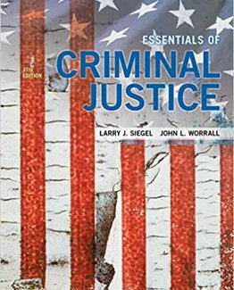 Essentials of Criminal Justice 11th Edition