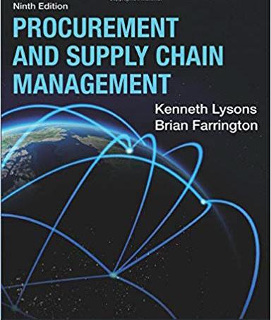 Procurement and Supply Chain Management 9th Edition