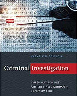 Criminal Investigation 11th Edition