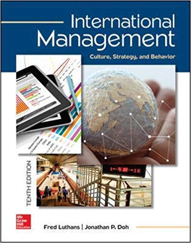 International Management Culture Strategy and Behavior 10th Edition