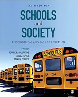 Schools and Society A Sociological Approach to Education 6th Edition