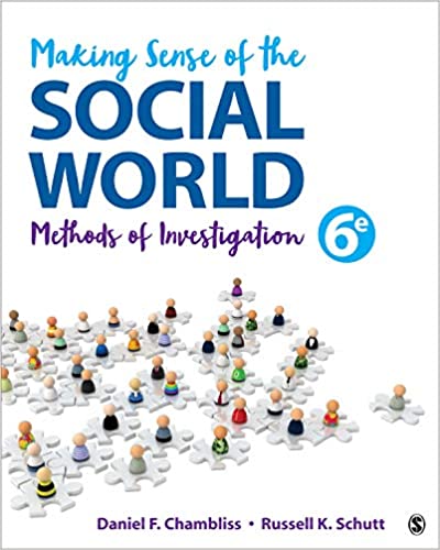 Making Sense of the Social World 6th Edition
