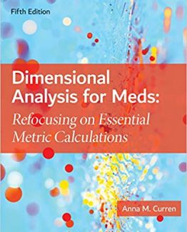 Dimensional Analysis for Meds 5th Edition