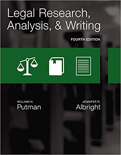 Legal Research Analysis and Writing 4th Edition