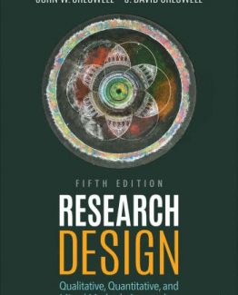 Research Design Qualitative Quantitativea nd Mixed Methods Approaches 5th Edition