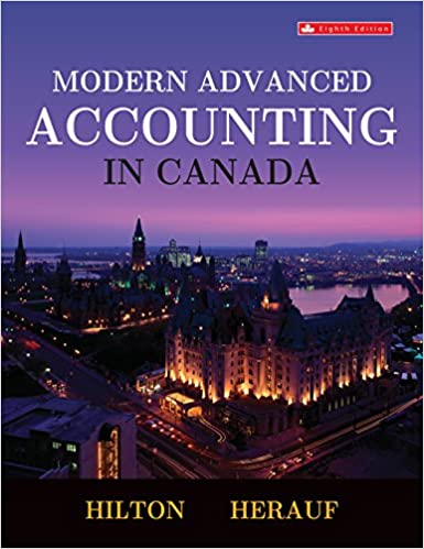 Modern Advanced Accounting in Canada 8th Edition