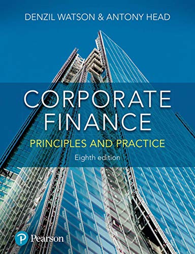 Corporate Finance Principles and Practice 8th Edition