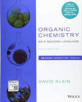 Organic Chemistry as a Second Language Second Semester Topics 5th Edition