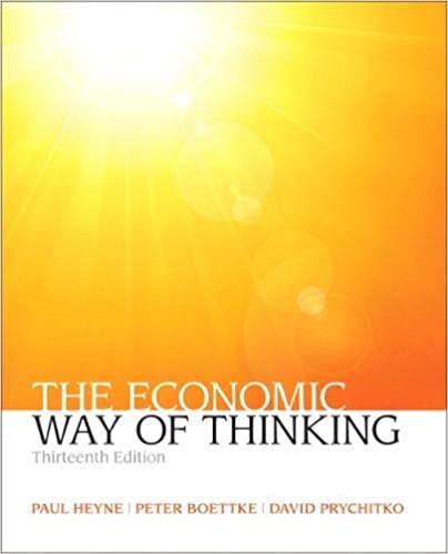 The Economic Way of Thinking by Paul Heyne
