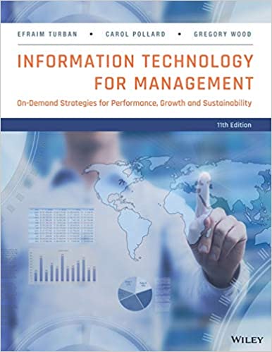 Information Technology for Management 11th Edition by Efraim Turban