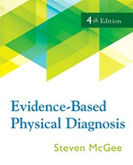 Evidence-Based Physical Diagnosis 4th Edition by Steven McGee