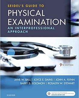 Seidel's Guide to Physical Examination 9th Edition