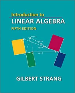 Introduction to Linear Algebra 5th Edition by Gilbert Strang