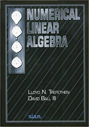 Numerical Linear Algebra by Lloyd N. Trefethen