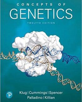 Concepts of Genetics 12th Edition by William Klug