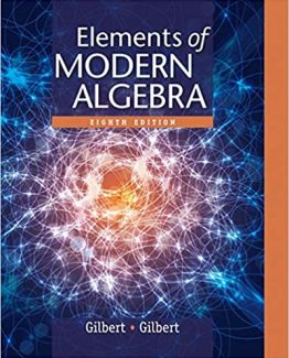 Elements of Modern Algebra 8th Edition by Linda Gilbert