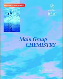 Main Group Chemistry 1st Edition by William Henderson