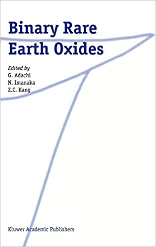Binary Rare Earth Oxides 2004th Edition by G. Adachi