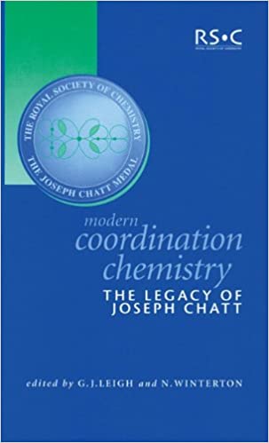 Modern Coordination Chemistry The Legacy of Joseph Chatt by G. J. Leigh