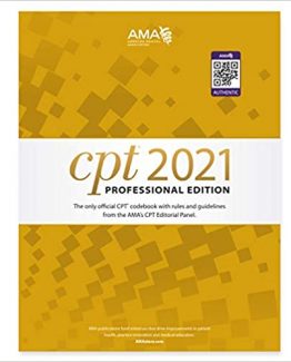 CPT 2021 Professional Edition 1st Edition by American Medical Association