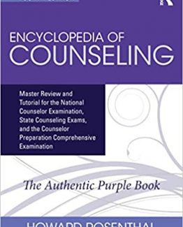 Encyclopedia of Counseling 4th Edition by Howard Rosenthal